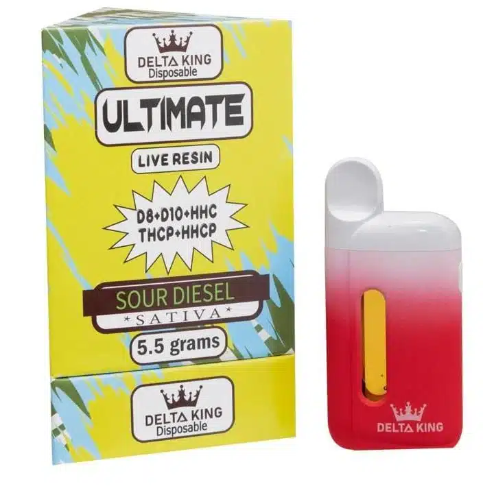 Delta King Ultimate Live Resin Blend 5.5gms Disposable - Image 2