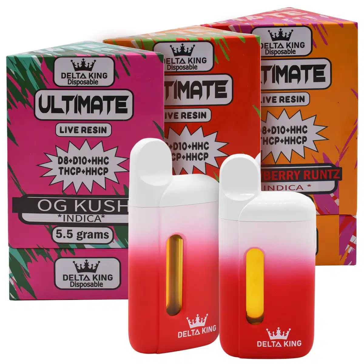 Delta King Ultimate Live Resin Blend 5.5gms Disposable